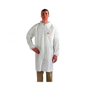 The 3M 4400 White Disposable Lab Coat - XXXL is ideal for maintenance, electronics manufacturing, catering and, of course, labs. This versatile, intelligently designed disposable PPE option is crafted from breathable polypropylene with low-linting properties and works to protect the wearer from non-hazardous specks of dust and light liquid splashes. • Lightweight, comfortable lab coat that helps protect the wearer from non-hazardous dust and splashes • Suitable for low-hazard work environments • Features an internal pocket on the wearer’s left-hand side • Lengthy, convenient zip appears at the front • Crafted from breathable polypropylene that helps reduce heat build-up • The material is also extremely low-linting • Cuffs are elasticated for a snug, comfortable fit The 3M 4400 White Disposable Lab Coat - XXXL is great for General maintenance / electronics manufacturing / catering / laboratories. Beacon International offer a wide range of disposable