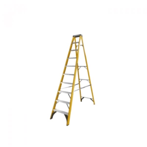 10 Tread Fibreglass Swingback Ladder