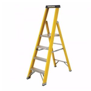 4 Tread Fibreglass Swingback Ladder