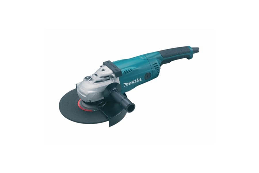 Makita 15 Amp Corded Angle Grinder With Grinding Wheel, Side Handle And ...