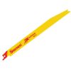 BT910-5 9" Starrett Multi Purpose Recip Blade. Yellow recip blade with red writing.