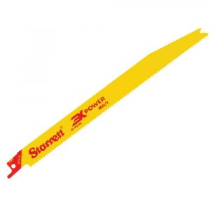 BT910-5 9" Starrett Multi Purpose Recip Blade. Yellow recip blade with red writing.