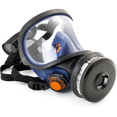 This is a picture of Sundström SR 200 PC Full-Face Respirator Mask with Polycarbonate Visor - Sold byy Beacon International