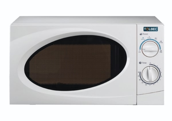 Tolbec White 700W Microwave - Compact and Efficient for Site Canteens