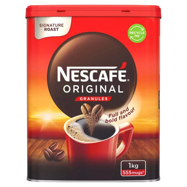 Nescafé Original Instant Coffee Granules 1kg and 100g Packs